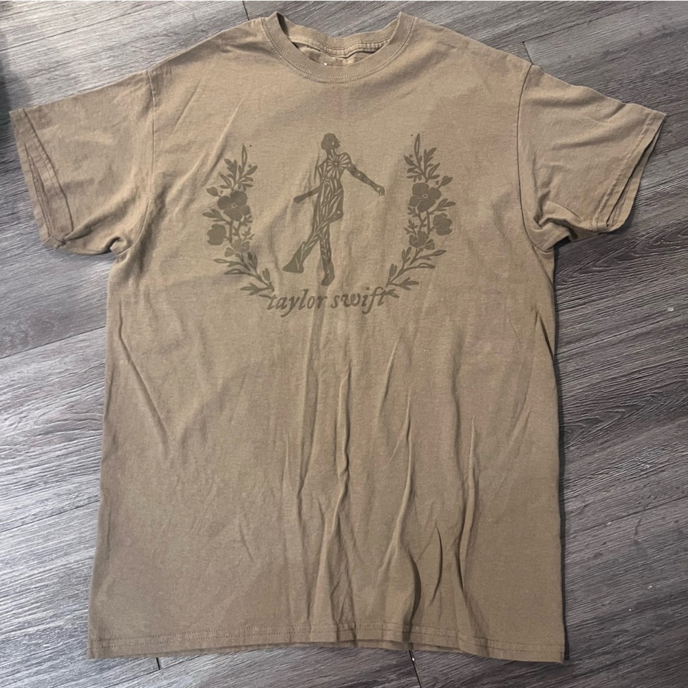 Taylor Swift Folklore Still on that tightrope Brown Graphic T-Shirt